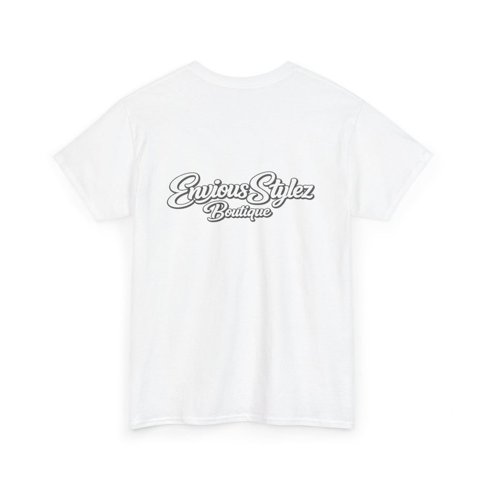 Image of Pretty & Paid Script Tee — 'Envious Stylez Boutique' Logo T-Shirt