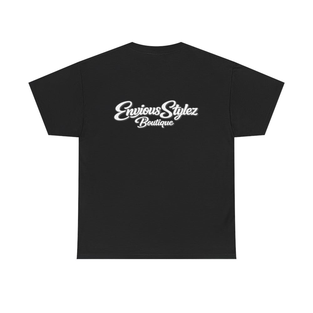 Image of Pretty & Paid Script Tee — 'Envious Stylez Boutique' Logo T-Shirt