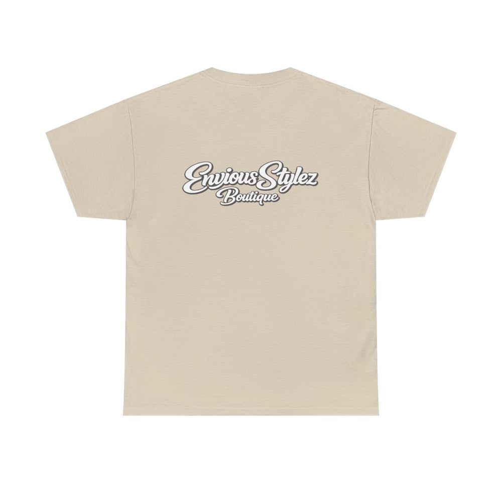 Image of Pretty & Paid Script Tee — 'Envious Stylez Boutique' Logo T-Shirt