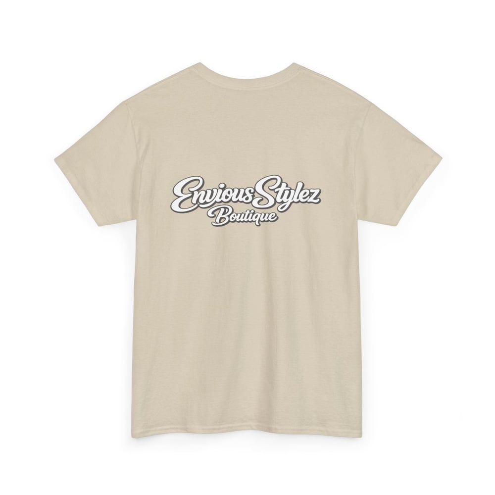 Image of Pretty & Paid Script Tee — 'Envious Stylez Boutique' Logo T-Shirt
