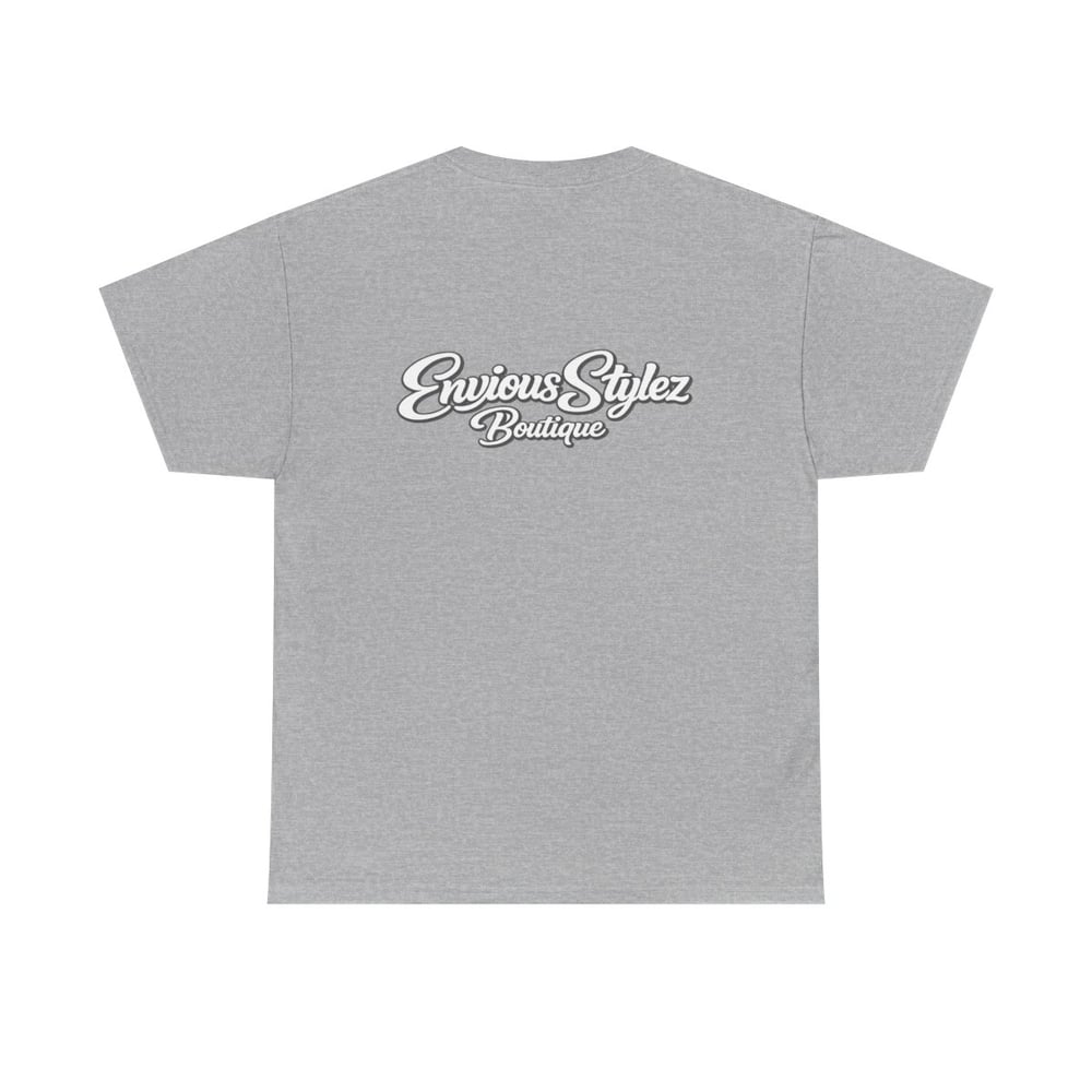 Image of Pretty & Paid Script Tee — 'Envious Stylez Boutique' Logo T-Shirt