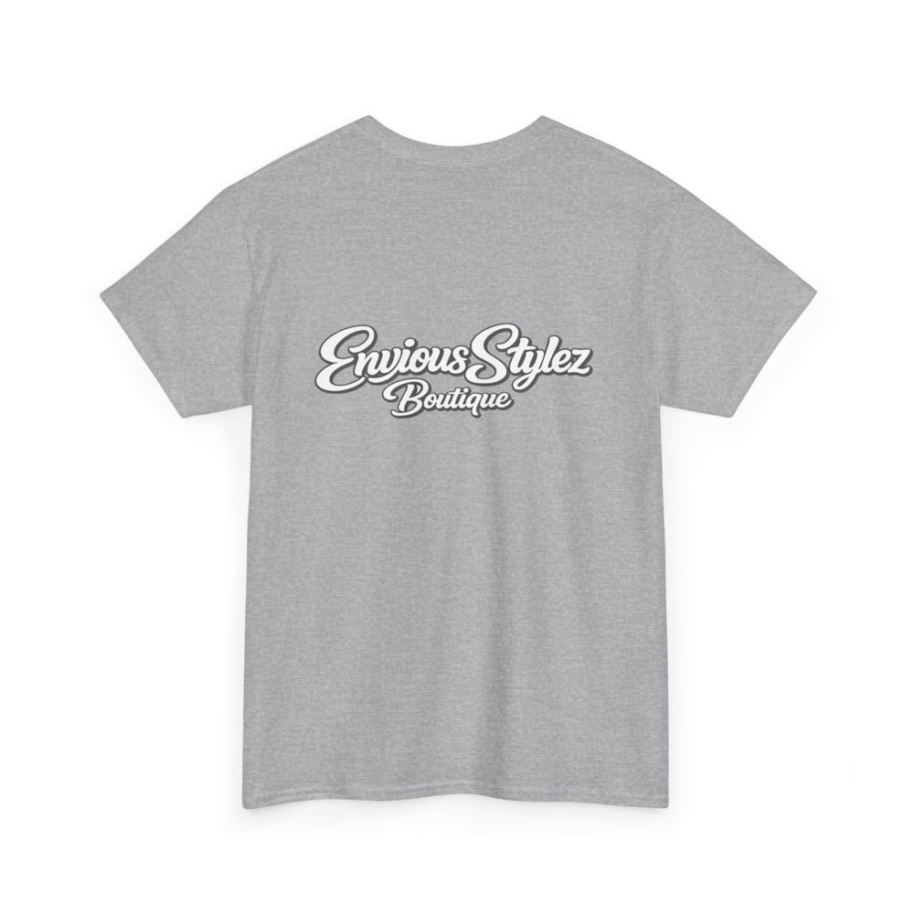 Image of Pretty & Paid Script Tee — 'Envious Stylez Boutique' Logo T-Shirt