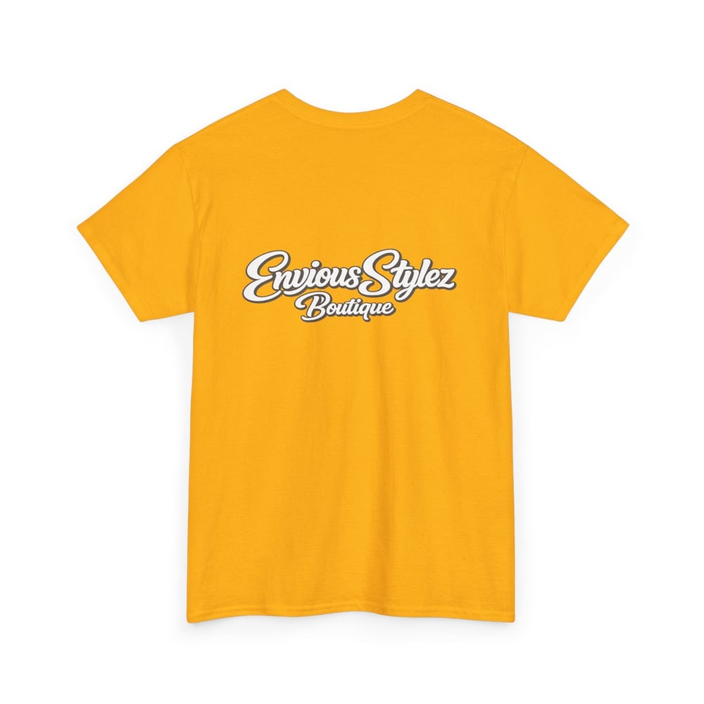 Image of Pretty & Paid Script Tee — 'Envious Stylez Boutique' Logo T-Shirt