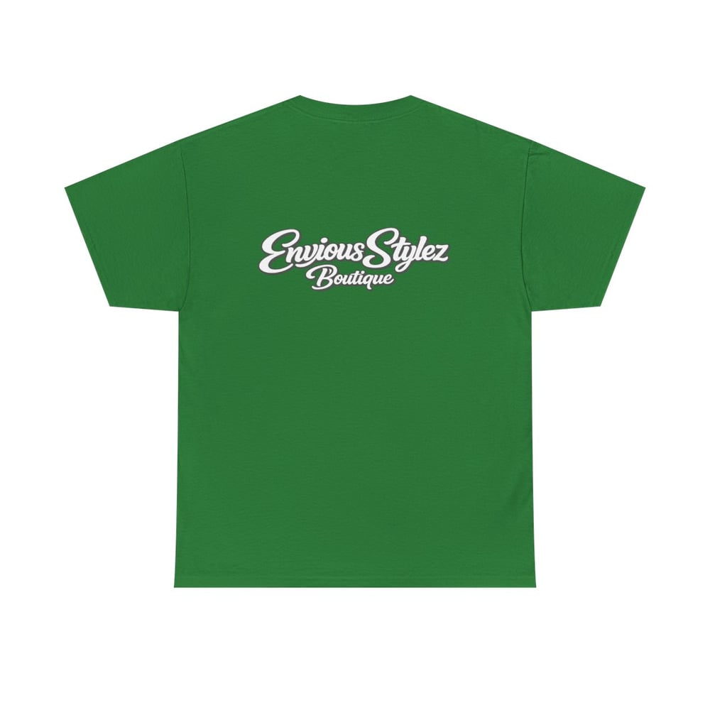 Image of Pretty & Paid Script Tee — 'Envious Stylez Boutique' Logo T-Shirt
