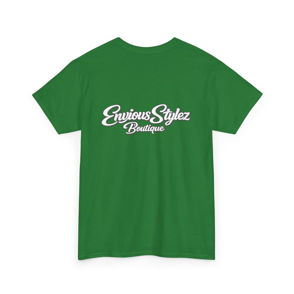 Image of Pretty & Paid Script Tee — 'Envious Stylez Boutique' Logo T-Shirt