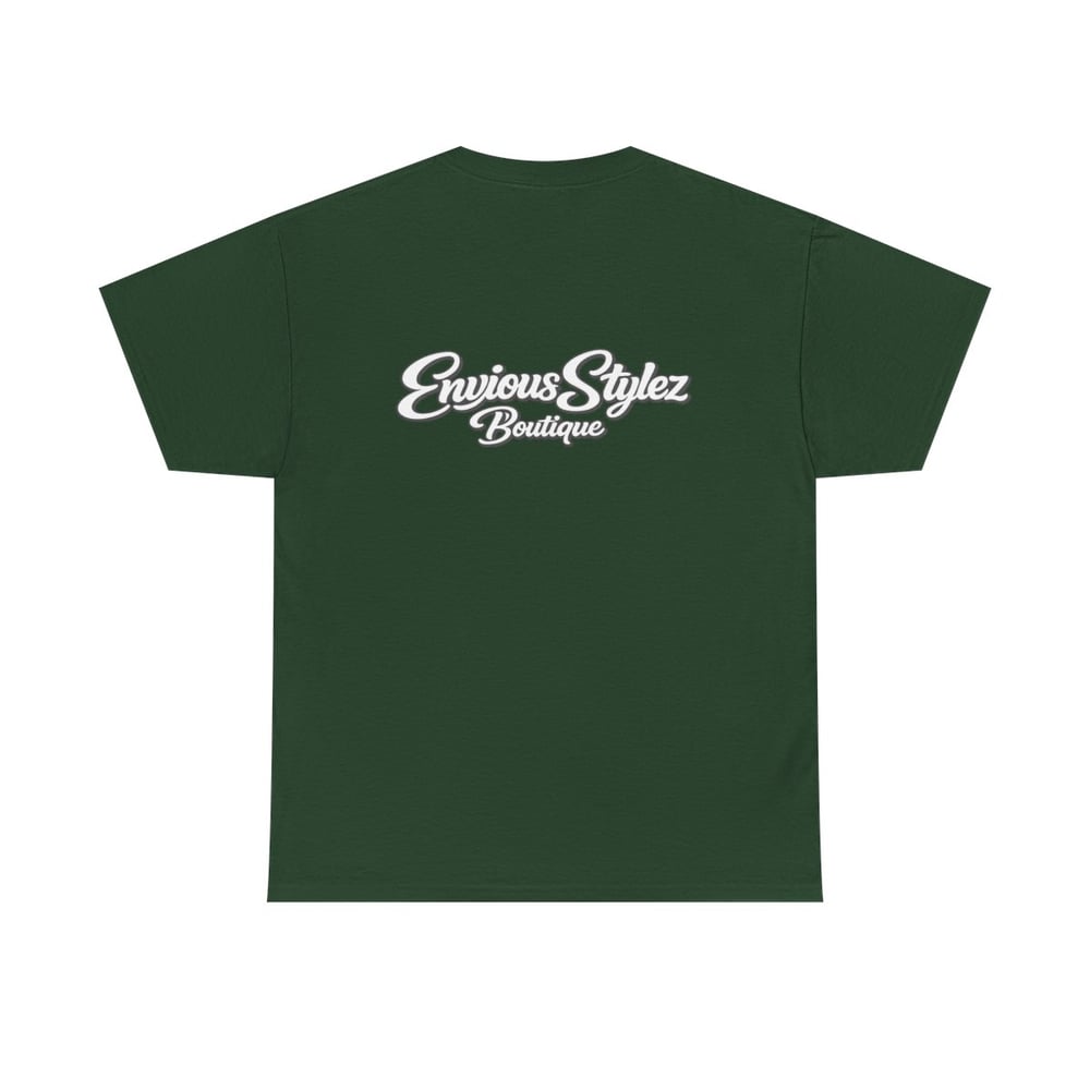 Image of Pretty & Paid Script Tee — 'Envious Stylez Boutique' Logo T-Shirt
