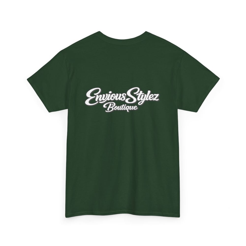 Image of Pretty & Paid Script Tee — 'Envious Stylez Boutique' Logo T-Shirt