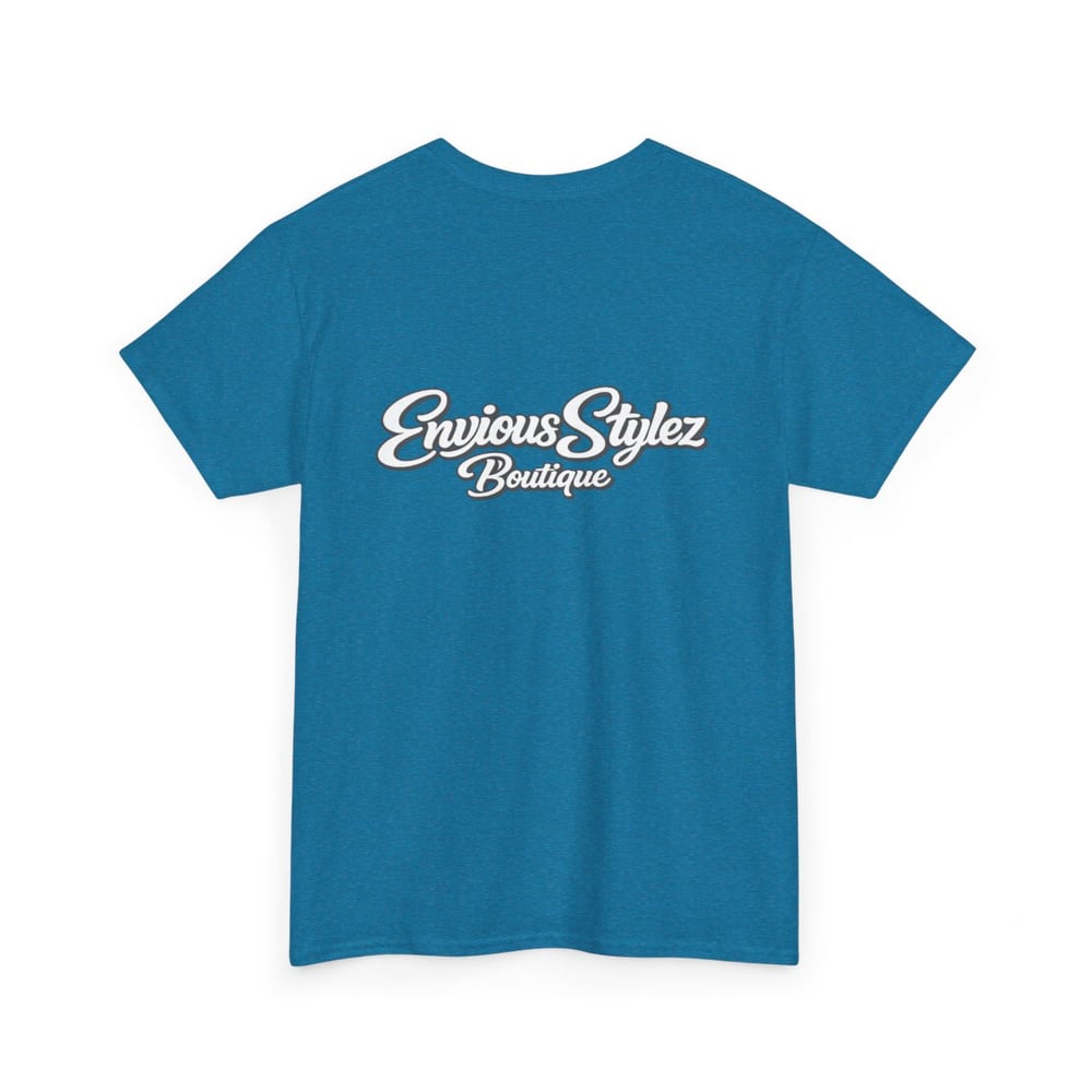 Image of Pretty & Paid Script Tee — 'Envious Stylez Boutique' Logo T-Shirt