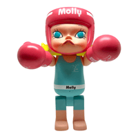Image 1 of Big Boxing Molly Teal 8” 