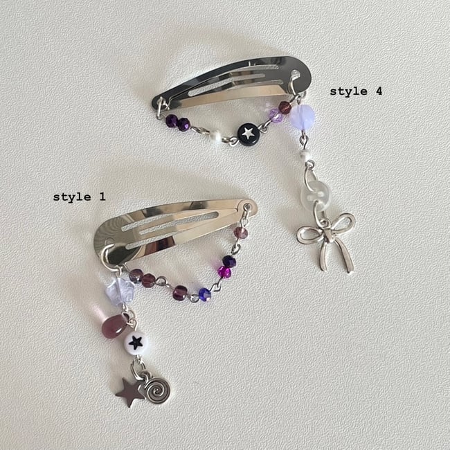 'rumors' hair clips