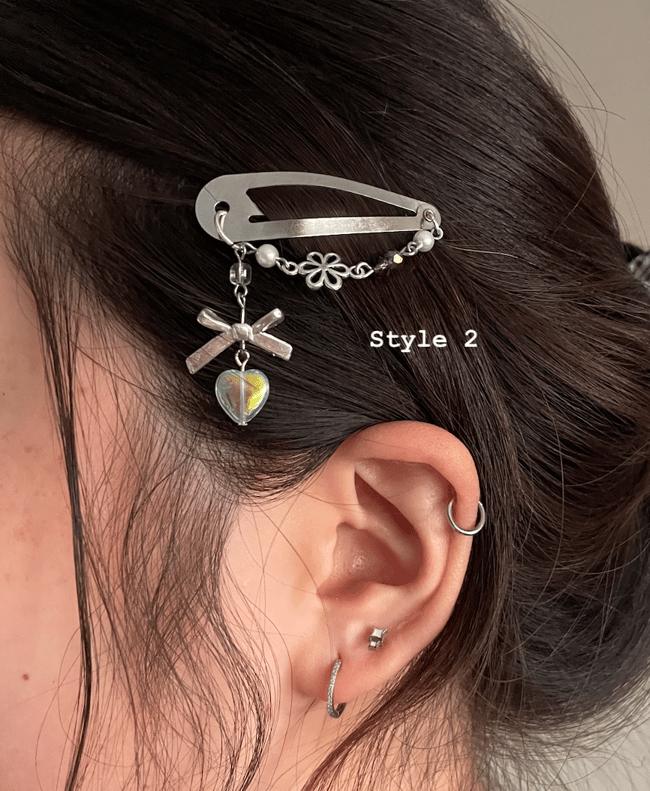 'rumors' hair clips