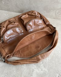 Image 8 of TAN LEATHER SHOULDER BAG