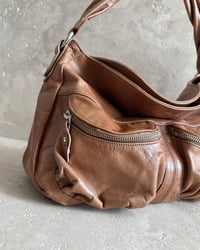 Image 3 of TAN LEATHER SHOULDER BAG