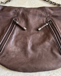 Image 3 of BALLY BROWN CRESCENT BAG