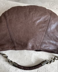 Image 4 of BALLY BROWN CRESCENT BAG