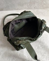 Image 7 of ITALIAN KHAKI STUD LEATHER BAG