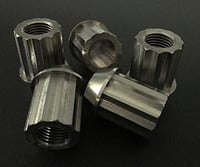 Image 6 of #1212 1/2 inch FORD - CNC Titanium Nuts.