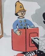 1970s Vintage ICI Wallpaper Rolls - Trumpton Childrens Cartoon MCM Kids - (Set of 3 Rolls) thumbnail 6