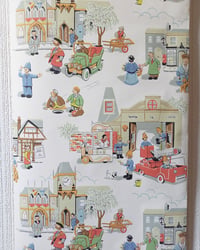 1970s Vintage ICI Wallpaper Rolls - Trumpton Childrens Cartoon MCM Kids - (Set of 3 Rolls) – detail view 4