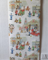 1970s Vintage ICI Wallpaper Rolls - Trumpton Childrens Cartoon MCM Kids - (Set of 3 Rolls) – detail view 9
