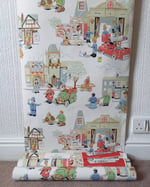 1970s Vintage ICI Wallpaper Rolls - Trumpton Childrens Cartoon MCM Kids - (Set of 3 Rolls) thumbnail 10