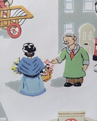 1970s Vintage ICI Wallpaper Rolls - Trumpton Childrens Cartoon MCM Kids - (Set of 3 Rolls) – detail view 12