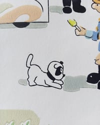 1970s Vintage ICI Wallpaper Rolls - Trumpton Childrens Cartoon MCM Kids - (Set of 3 Rolls) – detail view 14