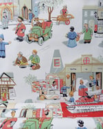 1970s Vintage ICI Wallpaper Rolls - Trumpton Childrens Cartoon MCM Kids - (Set of 3 Rolls) thumbnail 15
