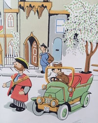 1970s Vintage ICI Wallpaper Rolls - Trumpton Childrens Cartoon MCM Kids - (Set of 3 Rolls) – detail view 19