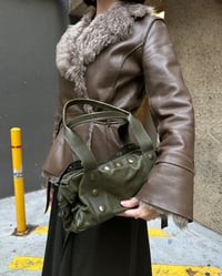 Image 11 of TAUPE MOUTON LEATHER JACKET
