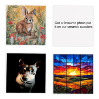 Personalised Ceramic Coaster Set of 4