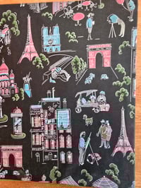 Image 1 of Mid Century Vintage Photo Album Paris Cover With Original Photographs