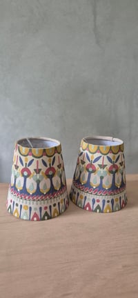 Image 1 of Clip-on lampshade 8-12Wx12.5Hcm