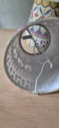 Image 3 of Clip-on lampshade 8-12Wx12.5Hcm