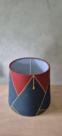 Image 2 of Handpainted lampshade 14-18Wx16Hcm
