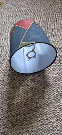 Image 4 of Handpainted lampshade 14-18Wx16Hcm