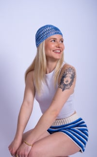 Image 1 of Mesh cap bleu