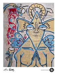 Image 1 of A3 Giclée Art Print — SEAMLESS DREAMER — collaboration with Zeb and Marc Craig
