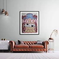 Image 2 of RUBY RAVE RAGE ON — original artwork — collaboration with Zeb and Marc Craig