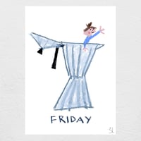 Image 1 of Friday Coffee Print