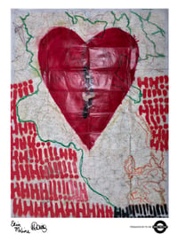 Image 1 of A3 Giclée Art Print — PERMISSION TO BE — collaboration with Erin Moline and Marc Craig