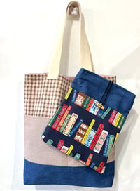 Image 3 of Bolso vichy colores rosa-verde oliva 