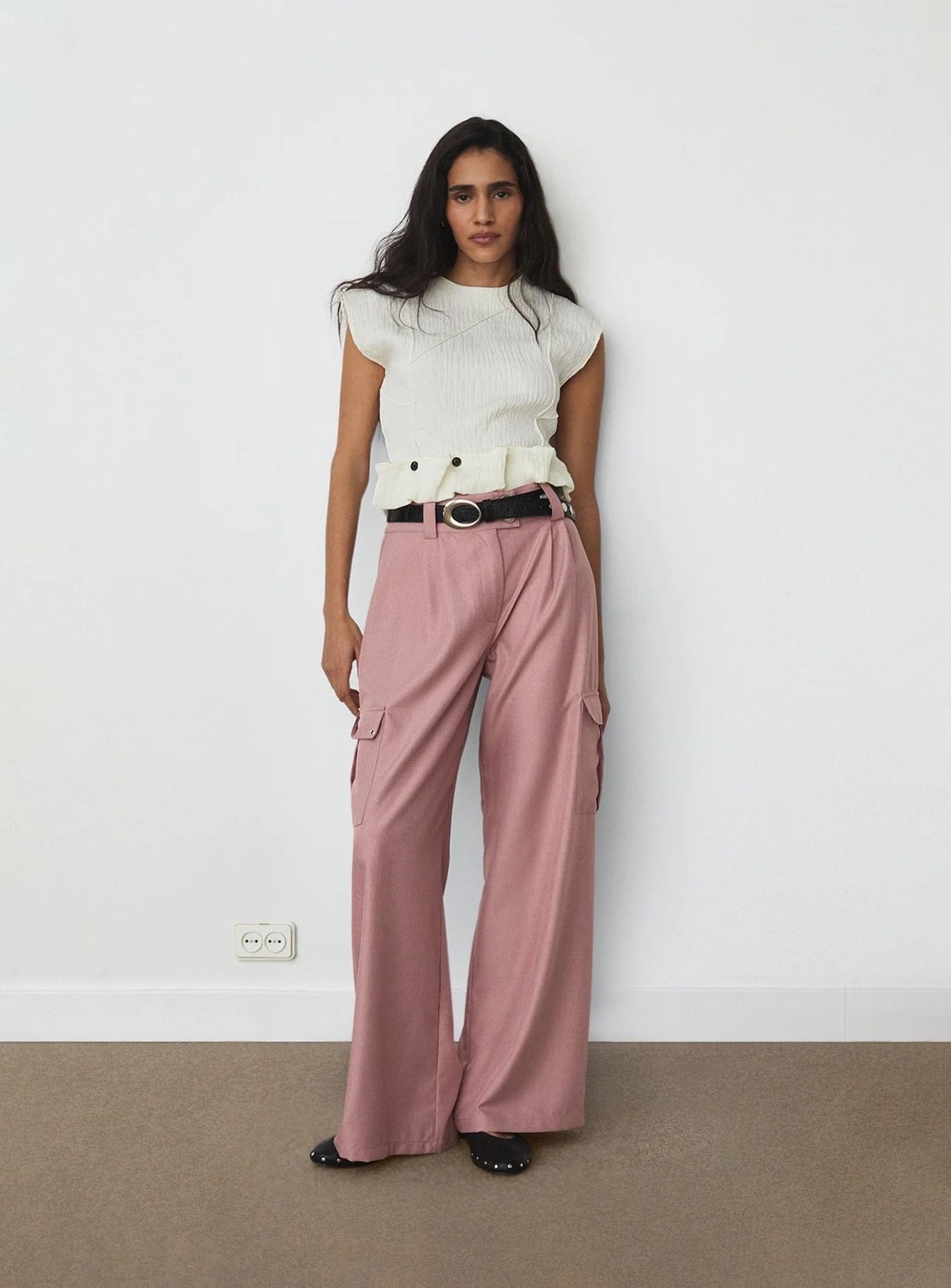 Image of LAAGAM PARADISE ZANIA ECRU TOP