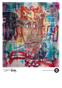 Image 1 of A3 Giclée Art Print — THE CROW AND THE CROWN — collaboration with Donna McGhie and Marc Craig