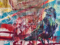 Image 2 of A3 Giclée Art Print — THE CROW AND THE CROWN — collaboration with Donna McGhie and Marc Craig