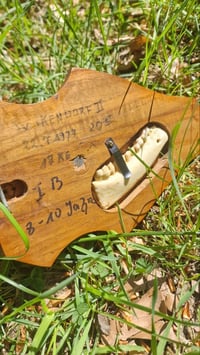 Image 5 of Deer Skull - "Black Star" hand painted - OOAK with teeth