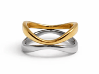 Image 2 of  The L’Entrelacs Wave Ring