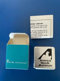 Vintage Park Avenue Made in USA Advertising Tape Measure Aluminum
