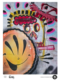 Image 1 of A3 Giclée Art Print — I DREAM OF DRUMMING SUNS — collaboration with RA and Marc Craig