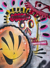 Image 1 of I DREAM OF DRUMMING SUNS — original artwork — collaboration with RA and Marc Craig